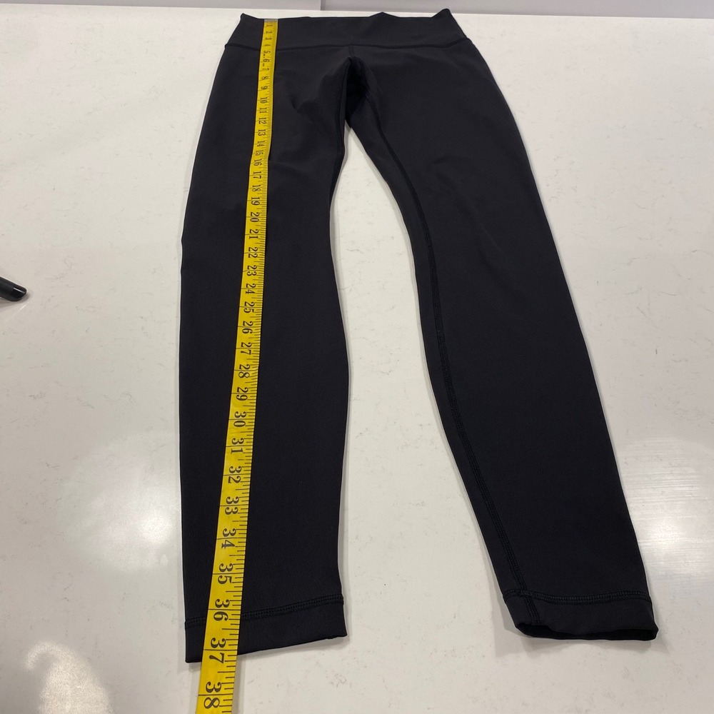 LULULEMON Wunder Under High-Rise Tight 28" Size 6 Black Luxtreme Yoga Leggings - Picture 12 of 13